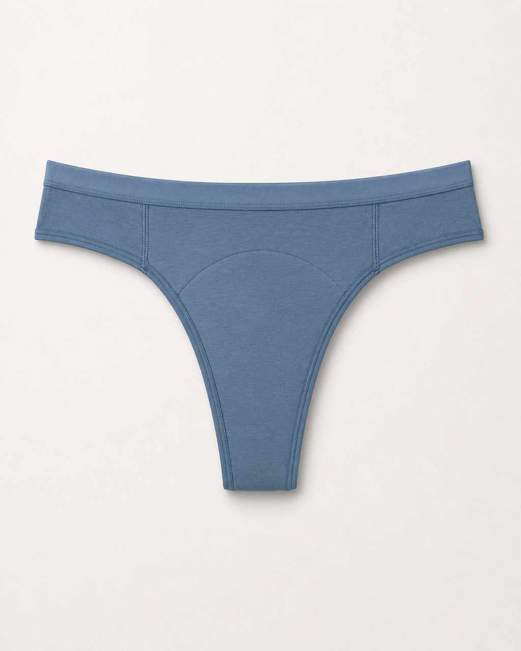 Blue thong on a light gray background | Denim
