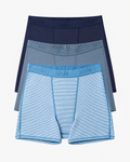 | Denim Stripe Navy Denim