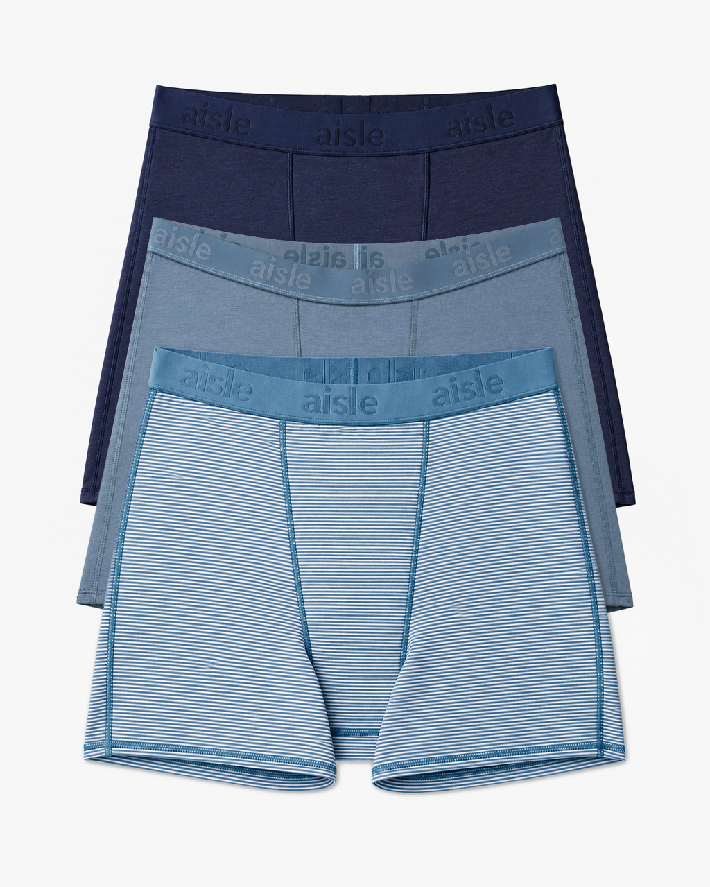 | Denim Stripe Navy Denim