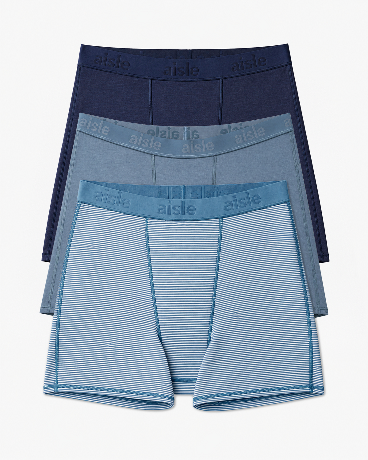 | Denim Stripe Navy Denim