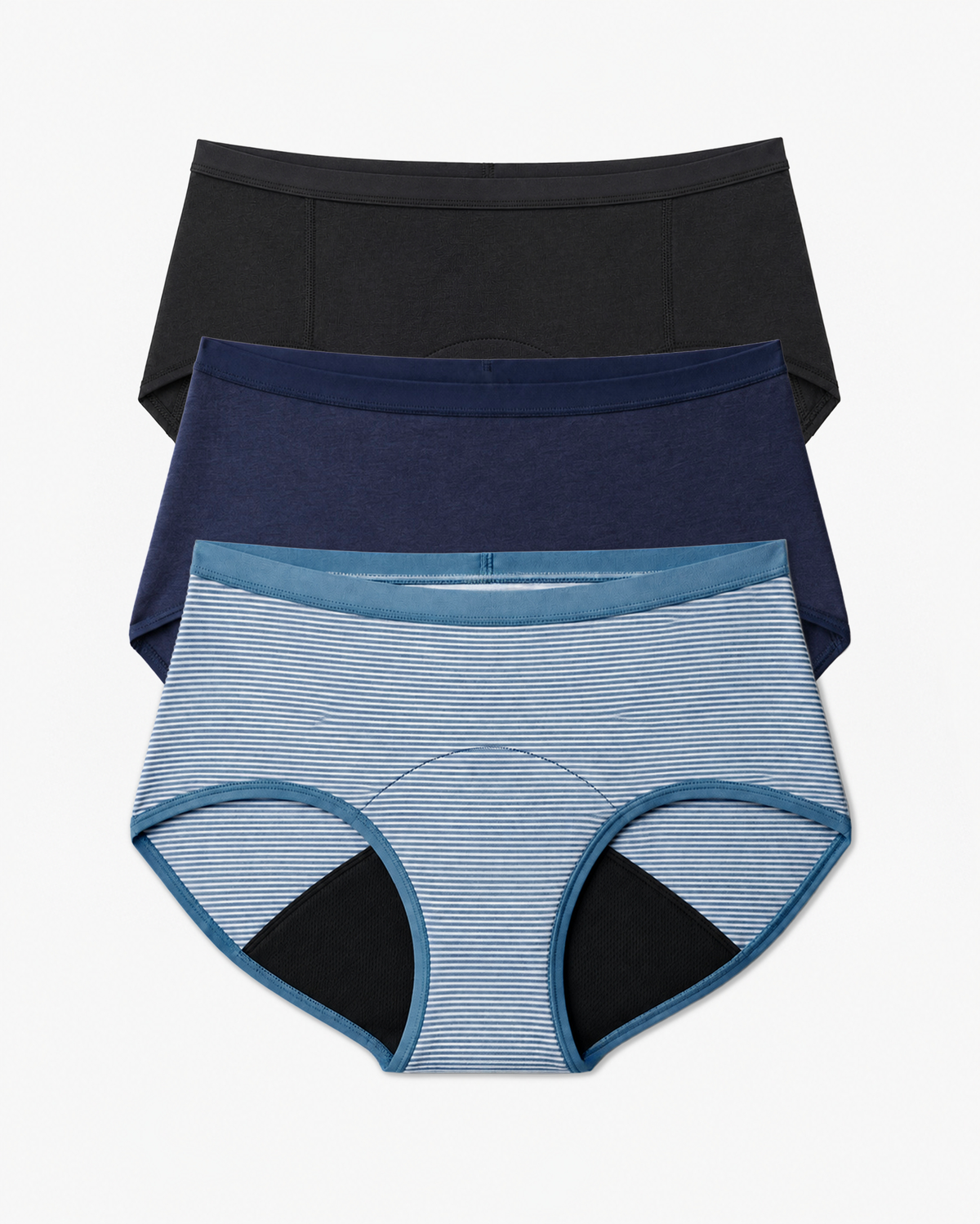 | Black Denim Stripe Navy