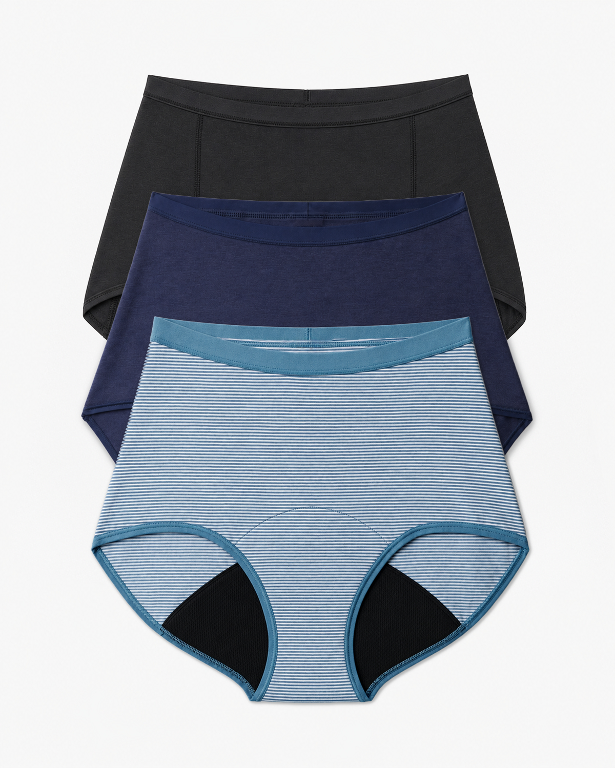 | Black Denim Stripe Navy